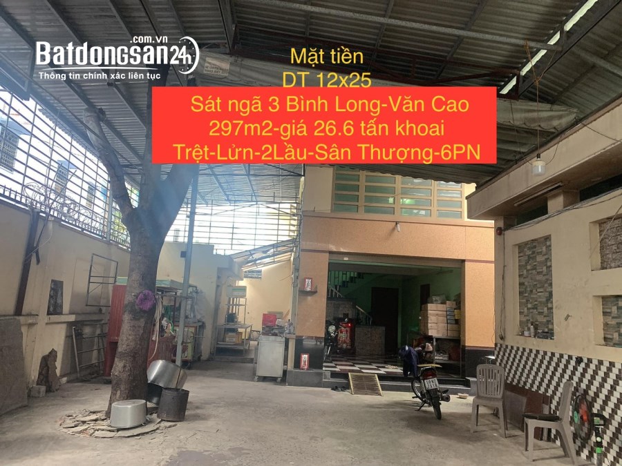 Bán nhà Đường Bình Long, Phường Phú Thạnh, Quận Tân Phú