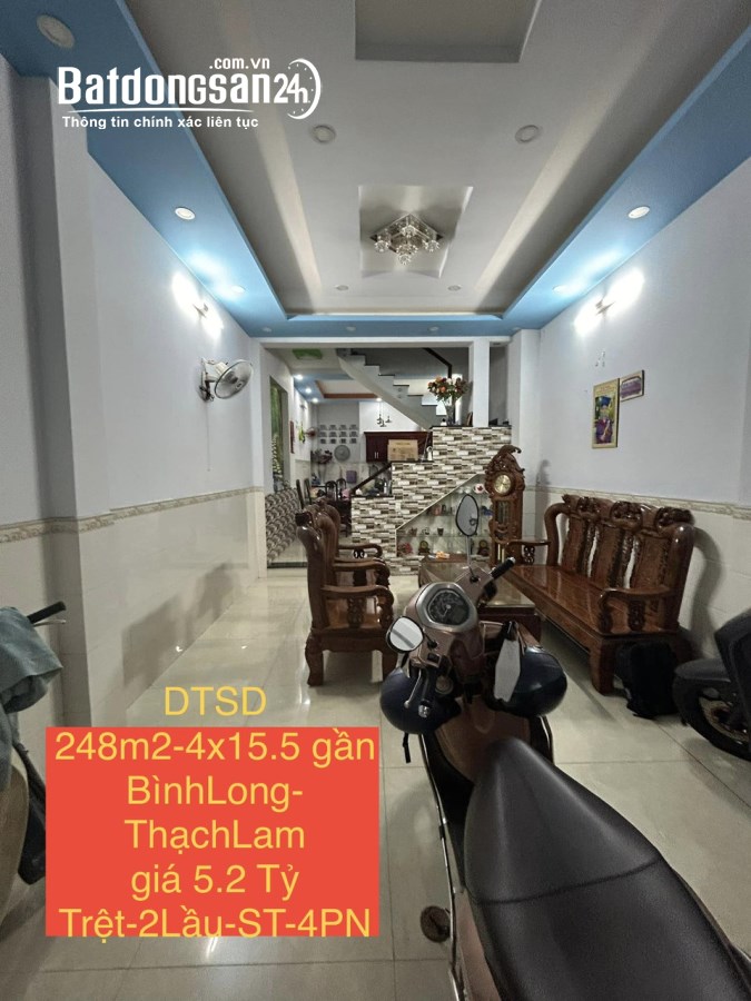 Bán nhà Đường Bình Long, Phường Phú Thạnh, Quận Tân Phú