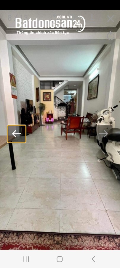 Nhà mặt tiền , 72m2 , 4 lầu , Bình Thạnh , giá 17 tỷ .