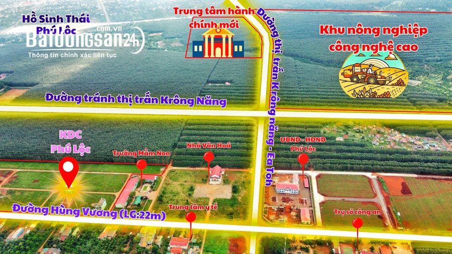 bán đất nền phú lộc krong năng