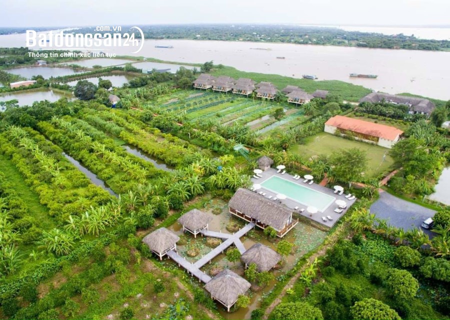 Bán đất thổ vườn mặt tiền sông Bến Lức, Thanh Phú, L.An