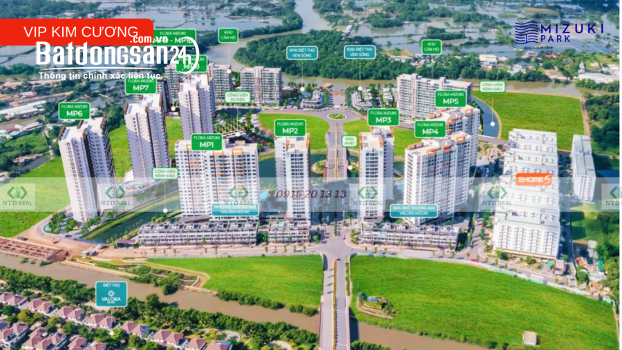 VỐN 1,2 TỶ SỞ HỮU, CĂN HỘ MIZUKI PARK, GIAO NHÀ THÁNG 3/2024, GIẢM GIÁ 568 TRIỆU