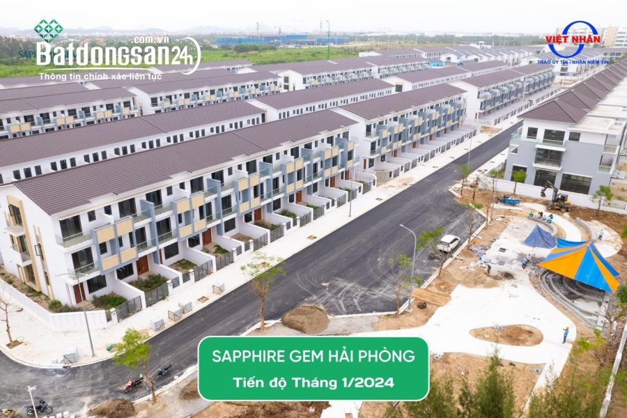 Bán căn góc liền kề Sapphire Gem trục chính đối diện trường quốc tế Montessori