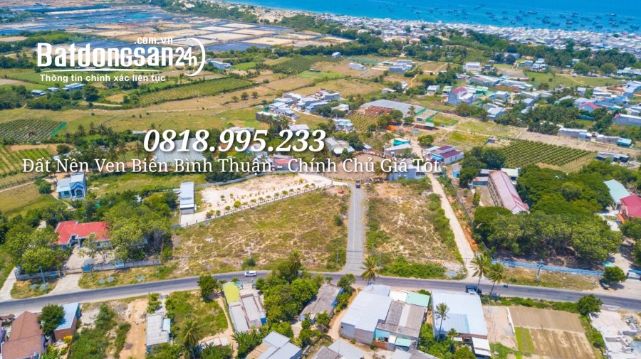 Giá Chỉ 7xxTR Bán Gấp Trước Tết Đất Biển Bình Thuận Gần Cao Tốc-KCN-Cảng Biển-Sân Bay