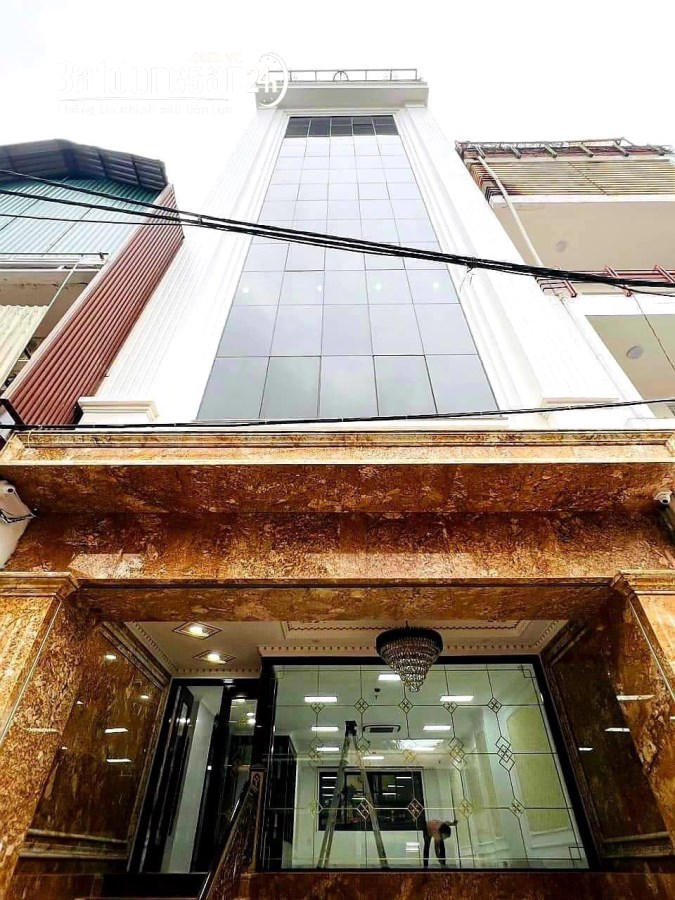 Bán toà Văn Phòng - mặt phố Bưởi - 80m2 x 9T - Xây mới cứng - 2 mặt tiền - Thoáng vĩn