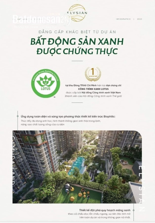  Elysian tổ ấm giữa miền xanh khu Đông Sài Gòn 