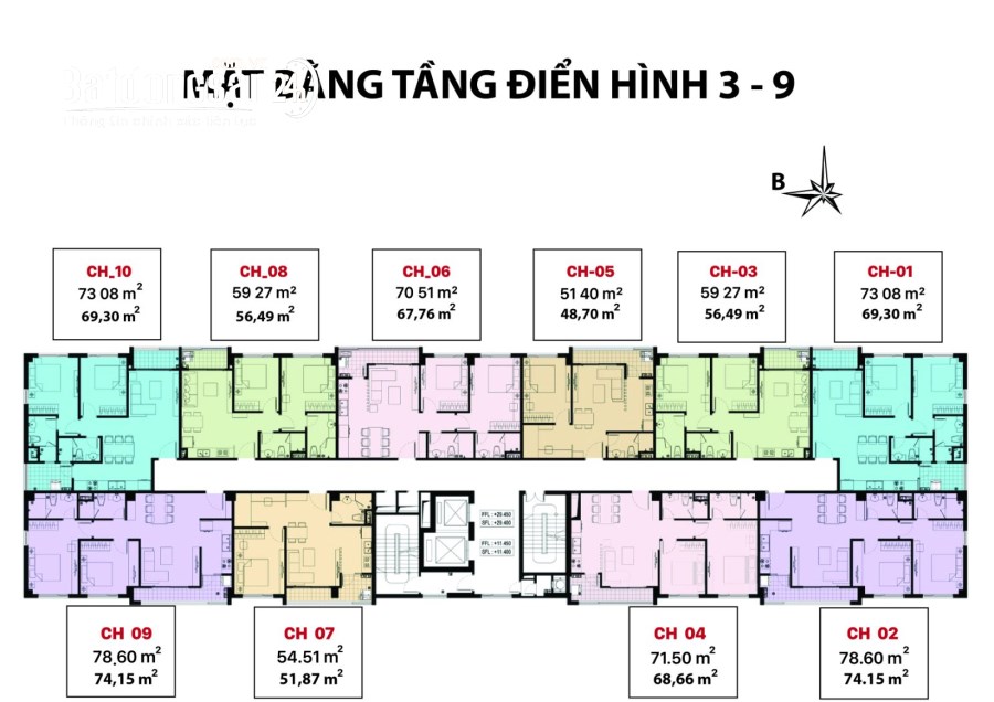Bán căn hộ chung cư Lavender Garden, Đường Định Công, Quận Hoàng Mai