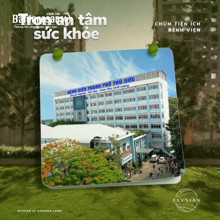  CHÙM TIỆN ÍCH KẾ CẬN “ĐÁP LỜI” MỌI NHU CẦU CỦA CƯ DÂN ELYSIAN  