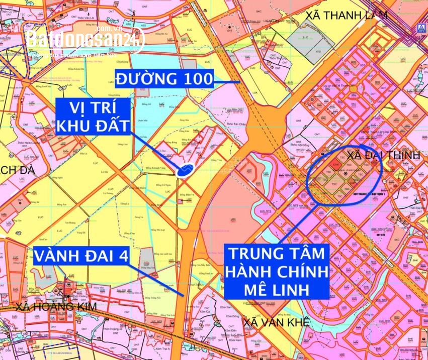 Bán đất Đường 23, Xã Văn Khê, Huyện Mê Linh