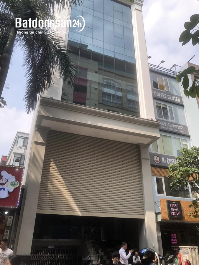 Bán Toà VP Duy Tân 140m2, 9T new, mt 8m, vỉa hè rộng, kinh doanh tấp nập, giá 80 tỷ