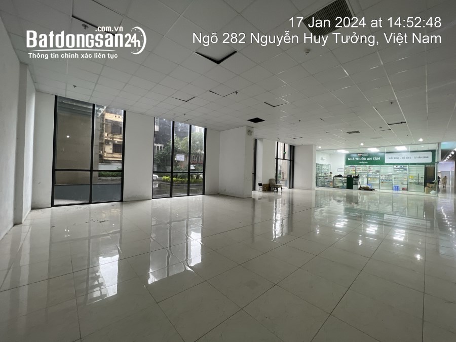  Cho thuê mặt bằng kinh doanh Tầng 1 chung cư Nguyễn Huy Tưởng. DT 35, 70m từ 14tr/th