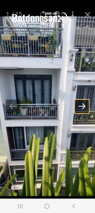 Nhà hẻm xe hơi , 82m2 , 4 lầu , Bình Thạnh , giá 12.5 tỷ .