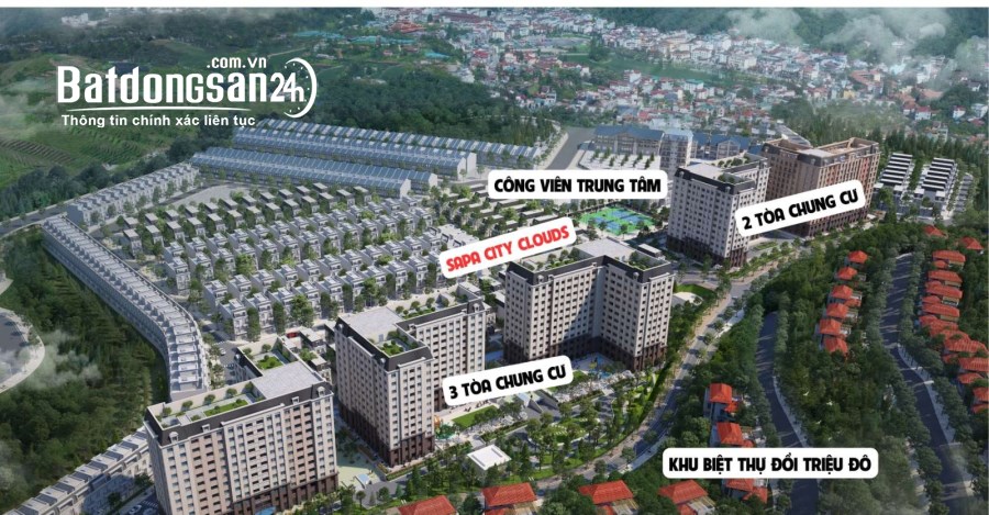 Mở bán quỹ hàng ngoại giao tại khu đô thị mới thị trấn Sapa