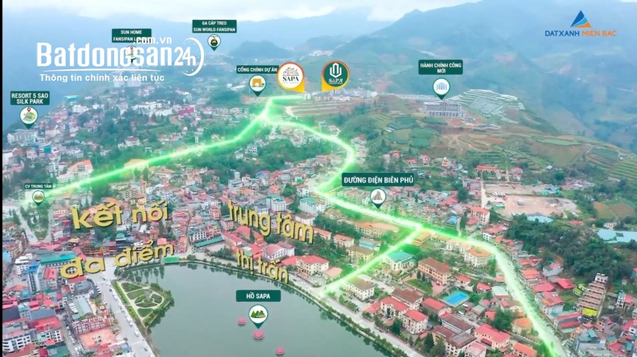 Mở bán quỹ hàng ngoại giao tại khu đô thị mới thị trấn Sapa