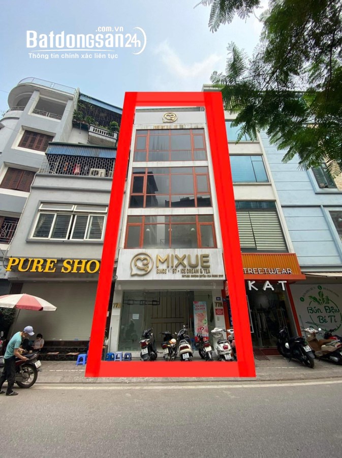 Bán nhà mặt phố Khương Thượng 35m2, 5T, MT4.8m kinh doanh ác liệt gần Mipec Tây Sơn