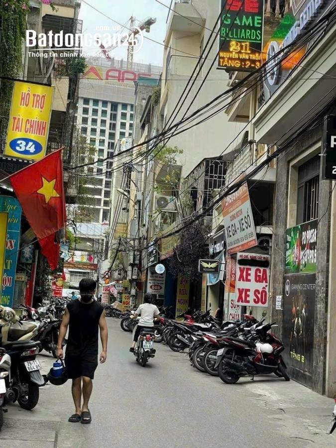 CHỈ 12.3 TỶ 56M 6 TẦNG THANG MÁY, MĂT PHỐ KINH DOANH- NGUYỄN VĂN TRỖI HÀ ĐÔNG