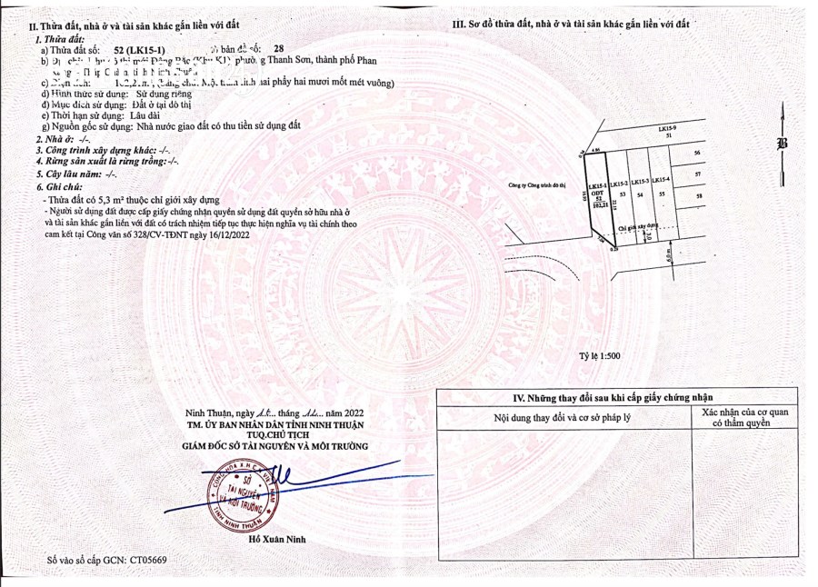 Bán đất Khu đô thị mới Đông Bắc (Khu 1), Đường Nguyễn Văn Cừ, Phan Rang - Tháp Chàm