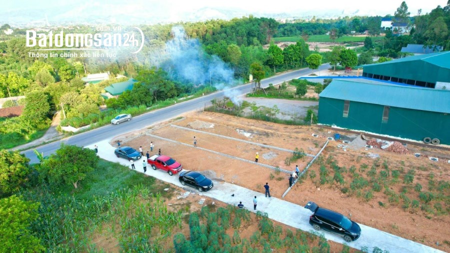 Đất gần mặt đường Hồ Chí Minh view núi Ba Vì, 158m2 chỉ 780 triệu, gần cầu Đồng Quang