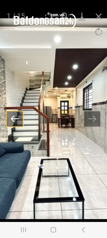 Nhà hẻm xe hơi , 43m2 , 2 lầu , Bình Thạnh , giá 10.5 tỷ .