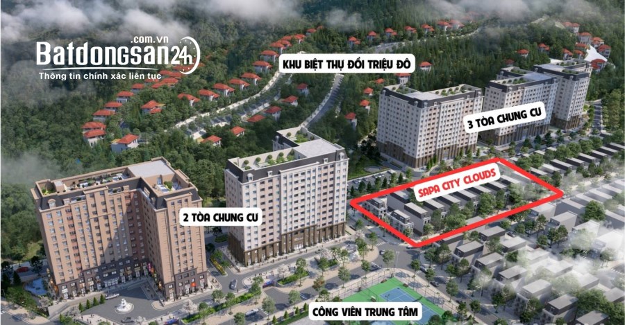 Mở bán shophouse 5 tầng đã có sổ đỏ tại trung tâm thị xã Sa Pa, giá 5,4 tỷ kinh doanh