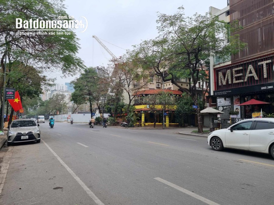 Biệt Thự Siêu đẹp phố Trần Kim Xuyến 152m2 (xây full), 5T thang máy, MT10m gần Công V