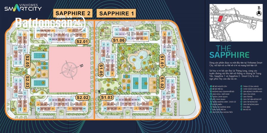 Cho thuê căn hộ chung cư Vinhomes Smart City, Phường Tây Mỗ, Quận Nam Từ Liêm
