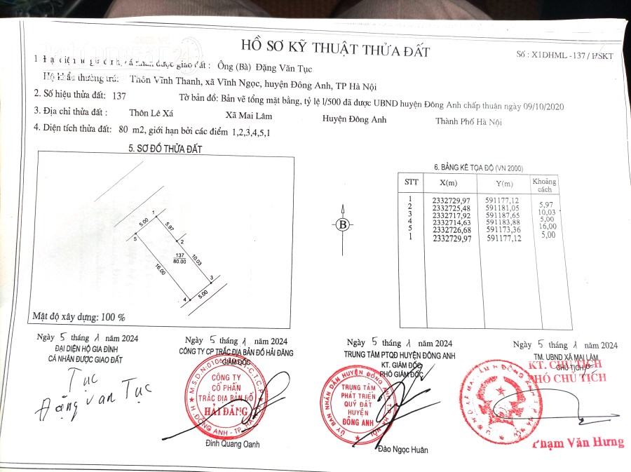 Đất dịch vụ Lê Xá, Mai Lâm, vỉa hè, oto tránh. DT 80m², MT 5m. Giá: 8 tỷ.