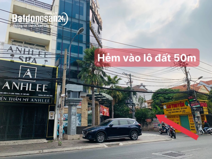 Bán lô đất 217m2 full thổ cư - Đường Hoàng Diệu 2, P. Linh Trung Thủ Đức 