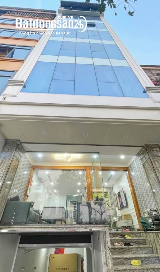 Nhà mới xịn sò, mặt phố Trần Vỹ 8T có hầm, view hồ Mai Dịch, vỉa hè đá bóng, KD đỉnh