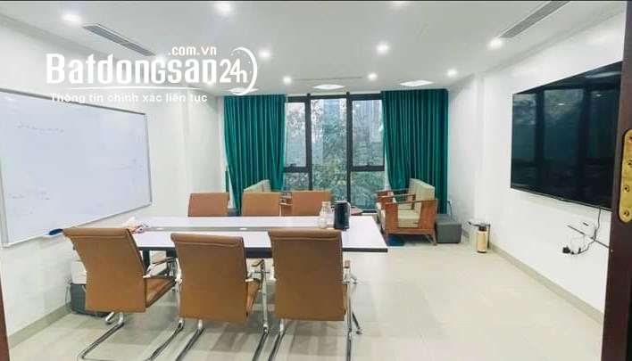 Nhà mới xịn sò, mặt phố Trần Vỹ 8T có hầm, view hồ Mai Dịch, vỉa hè đá bóng, KD đỉnh