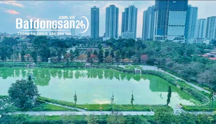 Nhà mới xịn sò, mặt phố Trần Vỹ 8T có hầm, view hồ Mai Dịch, vỉa hè đá bóng, KD đỉnh
