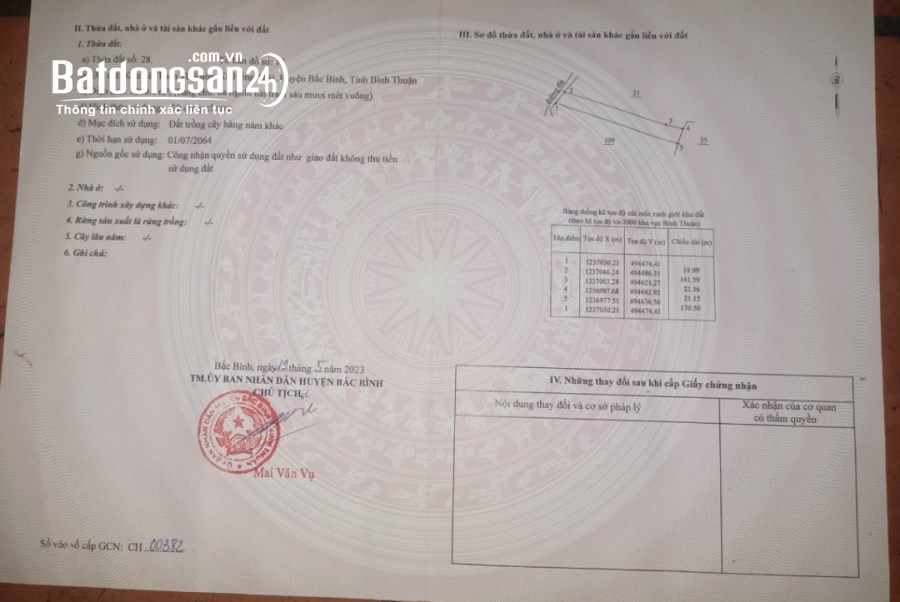 Tặng 5 chỉ vàng công chứng ngay đất vườn hồng thái 3260m gần liên huyện Lh 0938677909