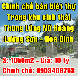 Bán biệt thự, villas Đường Quốc lộ 6, Xã Lâm Sơn, Huyện Lương Sơn