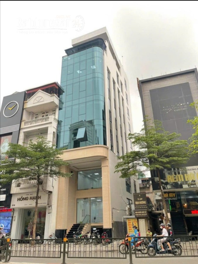 Bán tòa nhà VP 9 tầng Phố Tôn Đức Thắng DT 100m2 Lô góc 2 mặt thoáng. Giá 70 tỷ