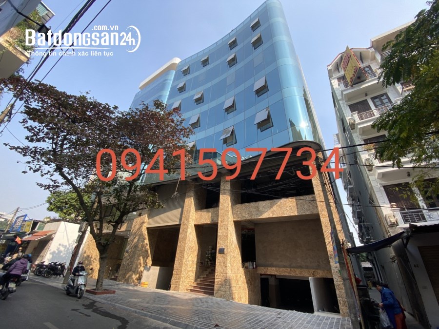 Bán tòa nhà VIP 9 tầng mp Hoàng Ngân_Lê Văn Lương Dt 405m2 Mt16m. Giá 210 tỷ