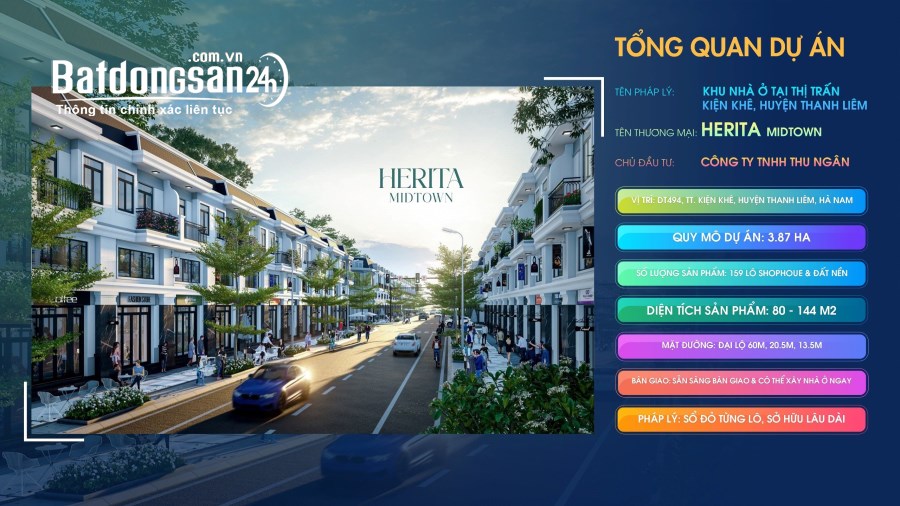 Booking giai đoạn 1 từ 1,2 tỷ đất nền sổ đỏ Herita Midtown trực tiếp chủ đầu tư 
