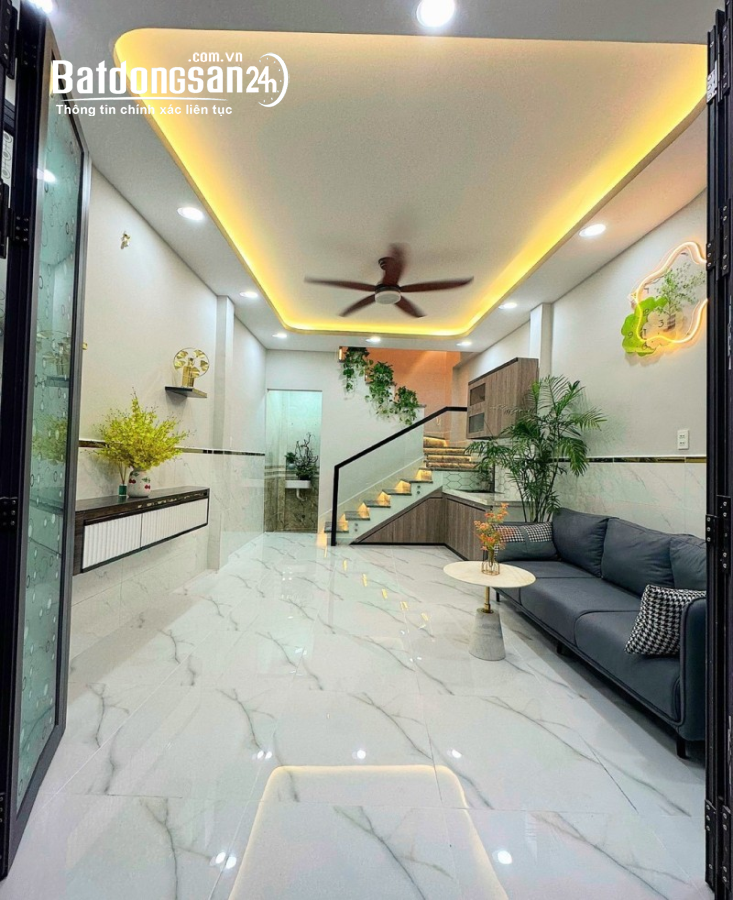 NHÀ MỚI Ở NGAY - TẶNG NỘI THẤT - HẺM 3 GÁC, BẾN PHÚ LÂM, F9, Q6, 3 TẦNG, 21M2 - 2.88 