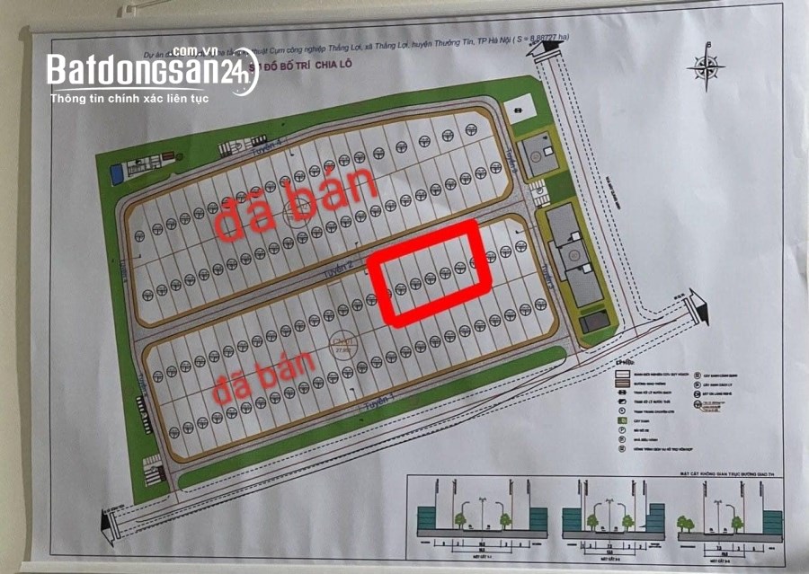 Bán đất Đường Liên Thôn, Xã Thắng Lợi, Huyện Thường Tín