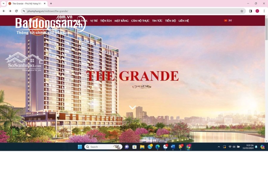 Cho thuê căn hộ chung cư Midtown Phú Mỹ Hưng, Đường Nguyễn Lương Bằng, Quận 7
