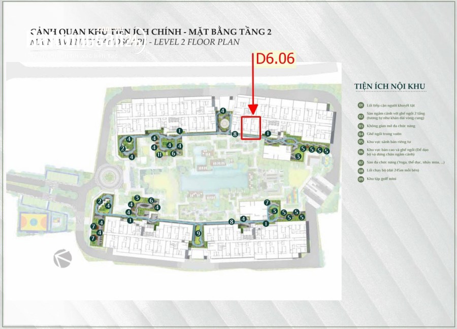 Chỉ 100tr Sở hữu Ngay  Căn 1PN+ tầng 6 D6.06 view trực diện Hồ bơi