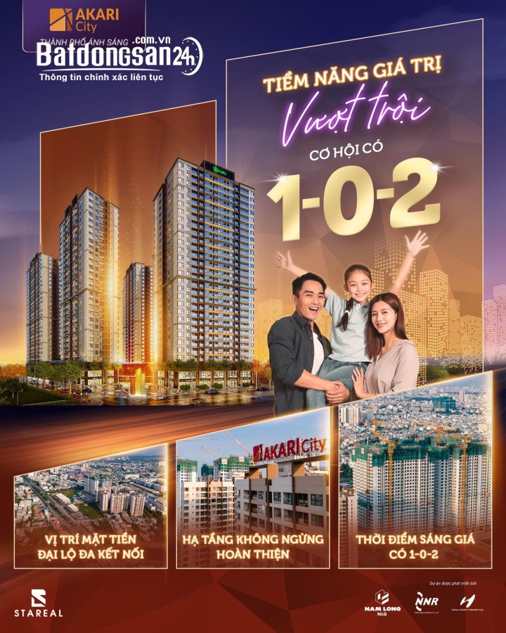 Giỏ hàng 222 căn Akari City ĐẸP - GIÁ TỐT thanh toán từ 760tr (20%) sở hữu