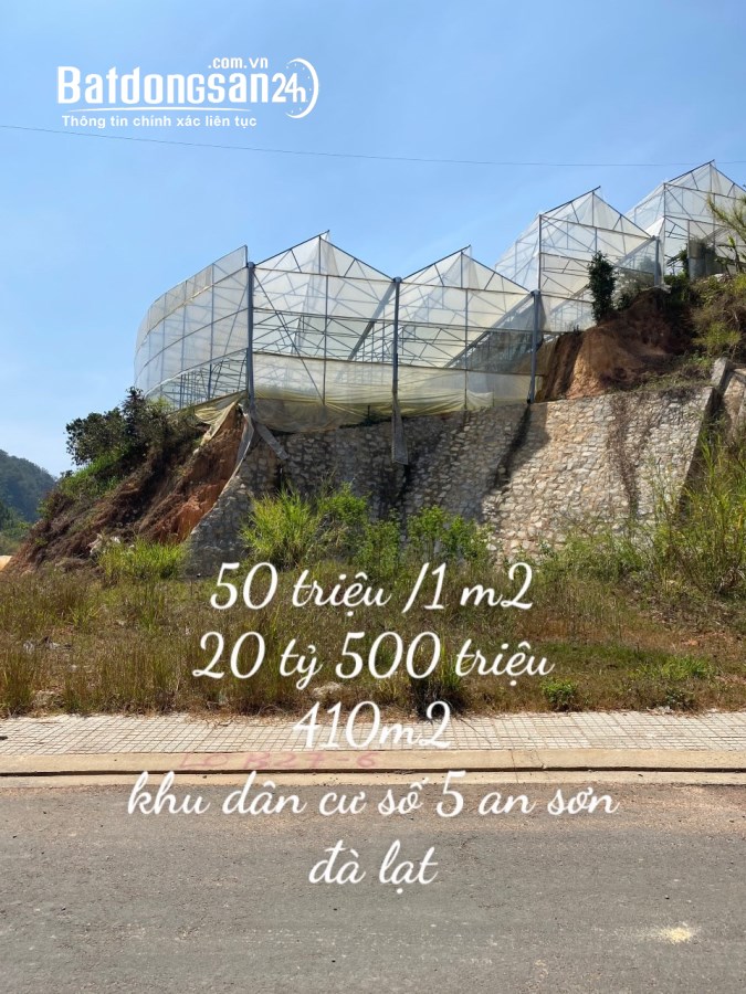 Bán đất Đường An Sơn, Phường 4, TP Đà Lạt