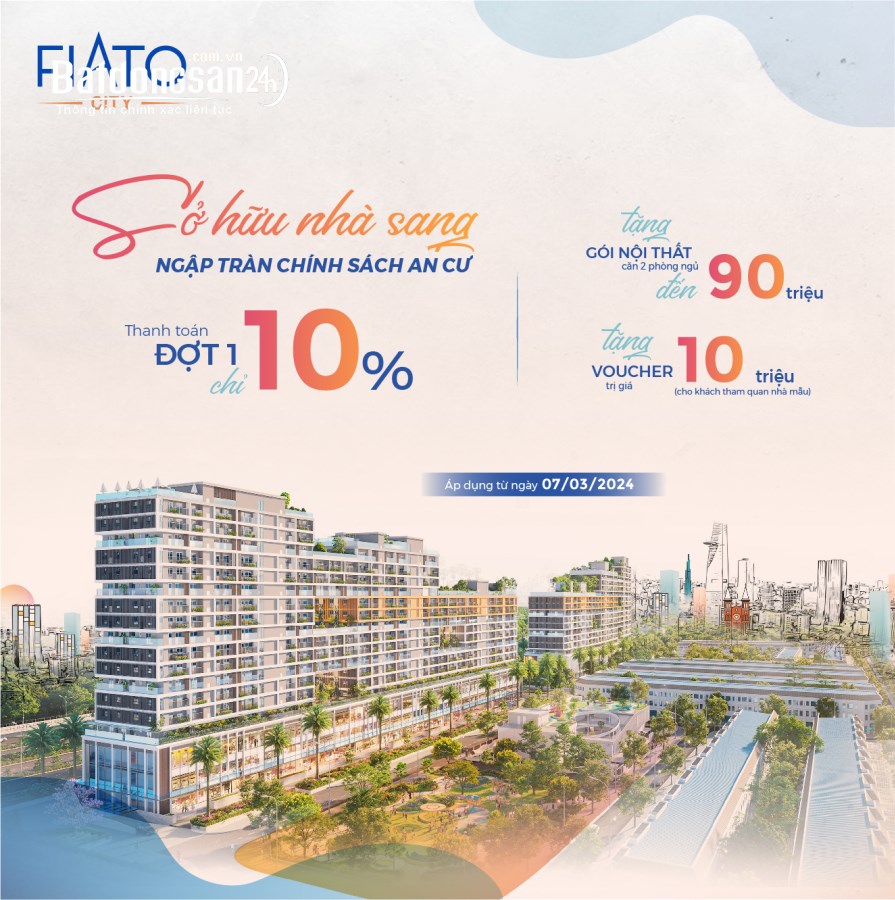 Cơ hội đầu tư căn hộ Nhơn Trạch gần sân bay quốc tế Long Thành chỉ với 9tr/tháng 