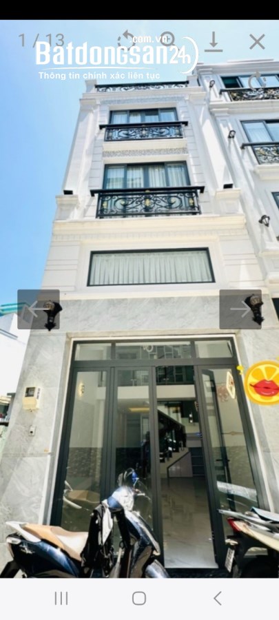Nhà hẻm xe hơi , 50m2 , 5 lâù , Bình Thạnh , giá 9.25  tỷ .