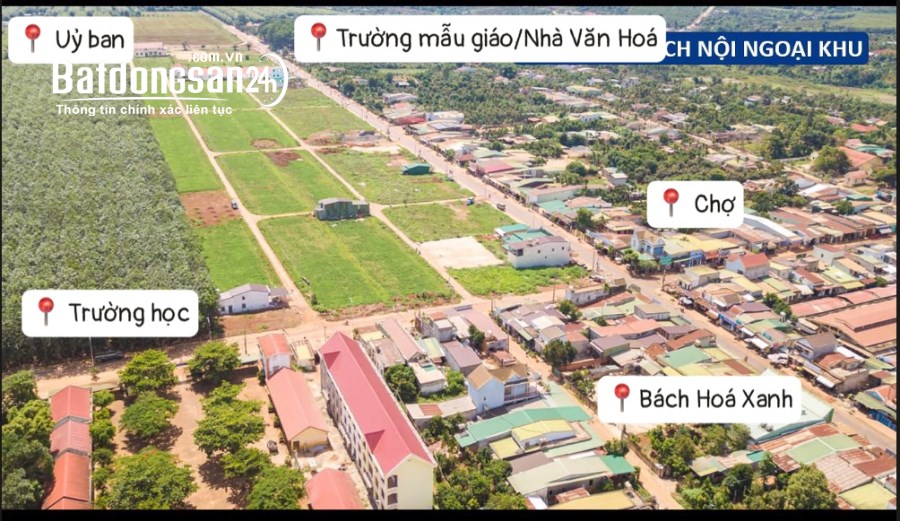 Bán đất KDC Phú Lộc, Đường Hùng Vương , Huyện Krông Năng