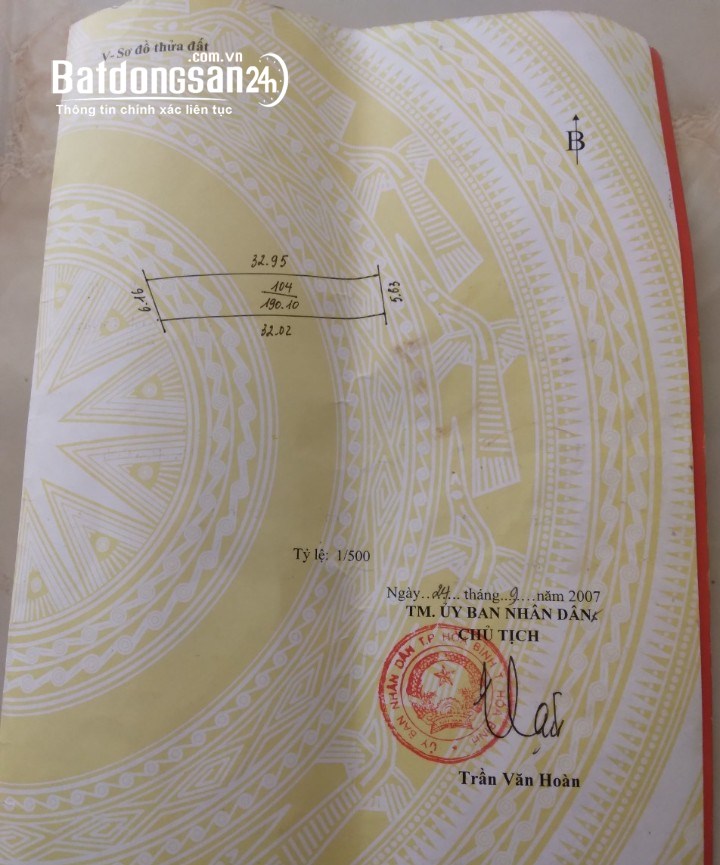 Bán đất Đường 6, Xã Sủ Ngòi, TP -  Hoà Bình