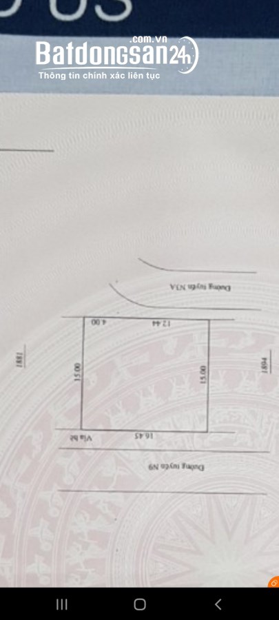 Bán đất Đường 6, Xã Sủ Ngòi, TP -  Hoà Bình