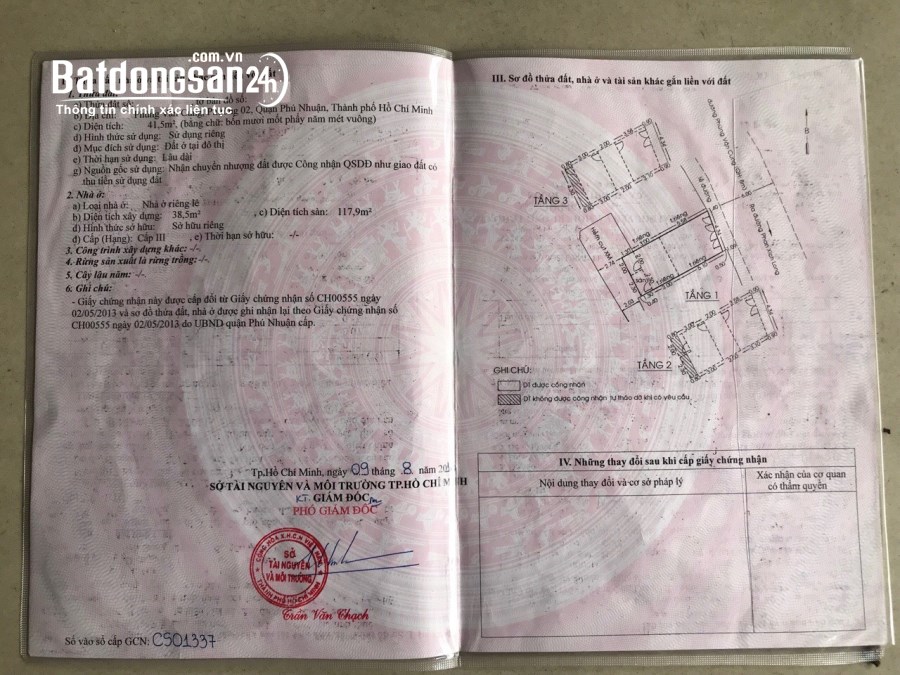 Bán nhà mặt tiền Phùng văn Cung, P2, Phú Nhuận. DT:4,3x10, 1 trệt 2 lầu. giá:12.2 tỷ