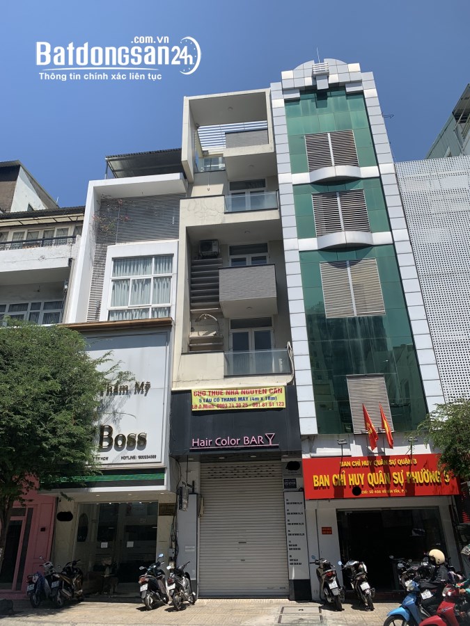 Nhà MẶT TIỀN SIÊU MỚI!! đường VÕ VĂN TẦN (P5, Q3) DT: 4x18, DTSD: 360m2
