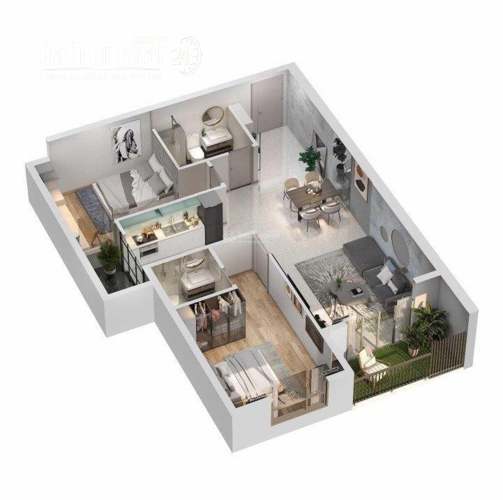 Cam kết lợi nhuận cho thuê tới 72tr, từ 200tr sở hữu căn hộ 2PN 70m2 